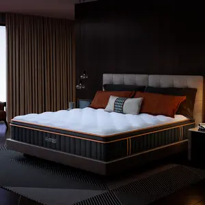 M MZG 9-Layer Combination Mattress with Pocketed Independent Zoned Springs CertPUR-US Certified Safe Gel-Infused Memory Foam OEKO-TEX Certified Skin-Friendly Fabric Anti-Pilling Internal-External Breathable System Fire Retardant Compressed Packaging