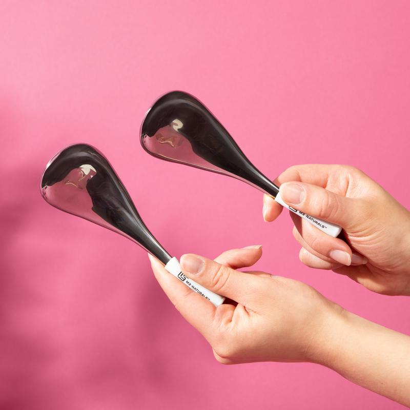 Cryo-Ice Massage Sticks, Ice Globes for Face, Facial Cooling & De-Puffing, Cryo Sticks for Redness Reduction & Skin Sculpting, M3 Naturals, 2ct