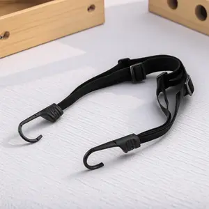 60cm Motorcycle Bungee Tie-Down Straps, Elastic Helmet Lock Rope with Anti-Slip Hooks, High-Strength Stretchable Gear Fastener for Motorcycle Scooter Luggage & Helmet Security, Durable Riding Accessory.DD20BarkBouquet