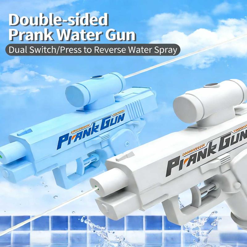 PrankGun WaterGun Waterblaster Large Capacity Outdoor WaterCannonToy Automatic Water Gun Range: 8 Meters