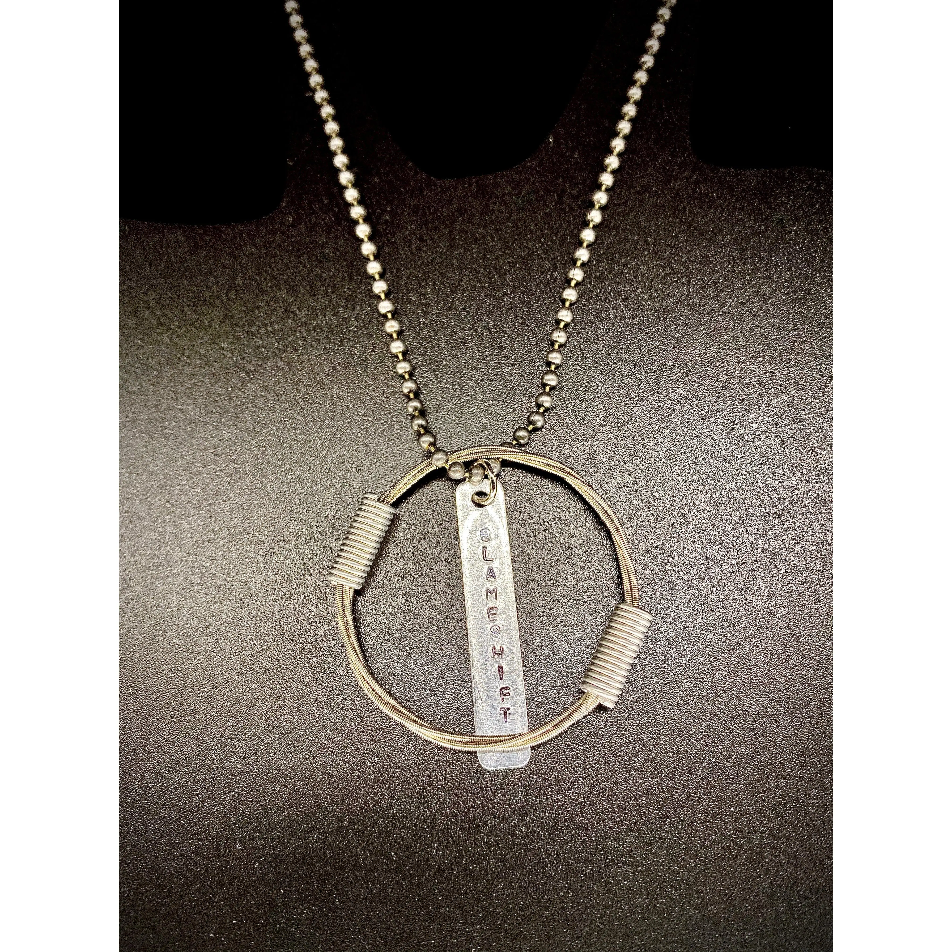 TIM BARBOUR OF BLAMESHIFT | STUDIO GUITAR STRING NECKLACE