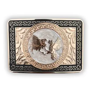Men's Western Rooster Rodeo Design Western Belt Buckle - Hebilla Vaquera Edicion de Gallos