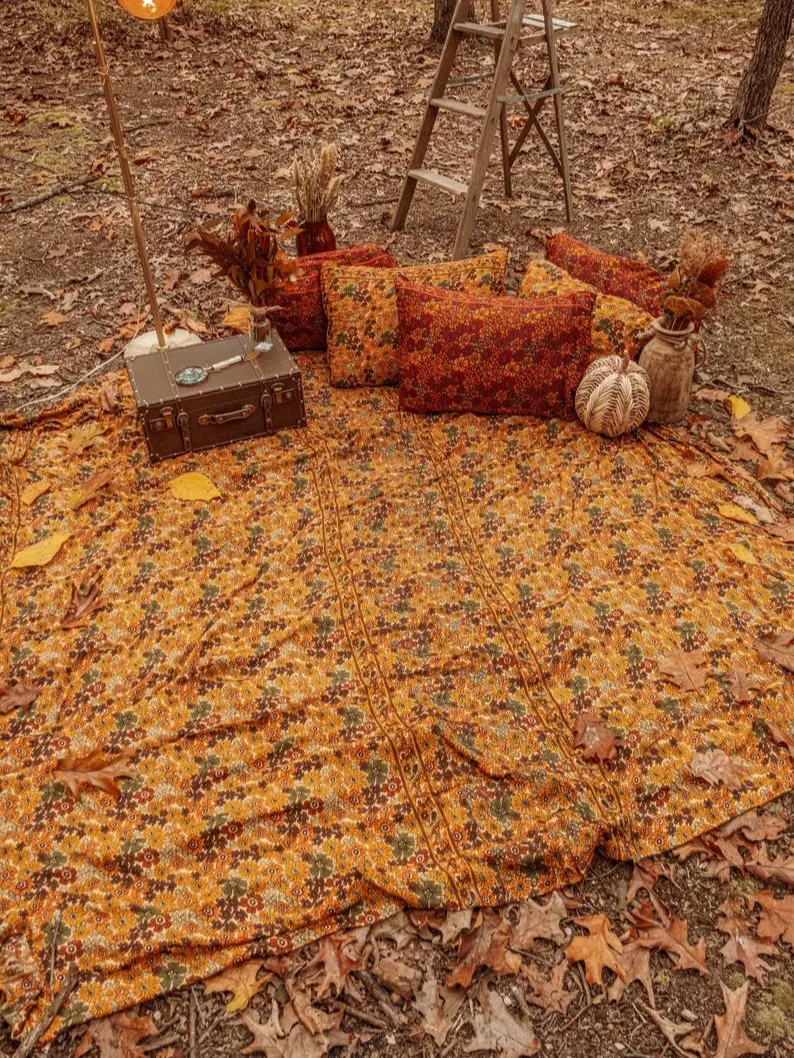 Luxury SILK Bohemian Bedding Tapestry, Hippie Tapestry, Boho Room Decor, Silk Luxury Throw, Picnic Blanket for Photos, Backdrop Couch Cover