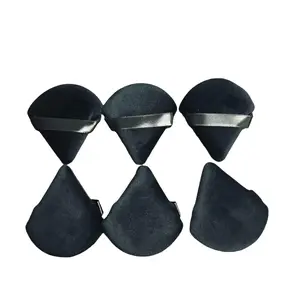 Soft Powder puff 6 pcs Triangle Makeup Sponge Makeup Tool for Blending & Facial