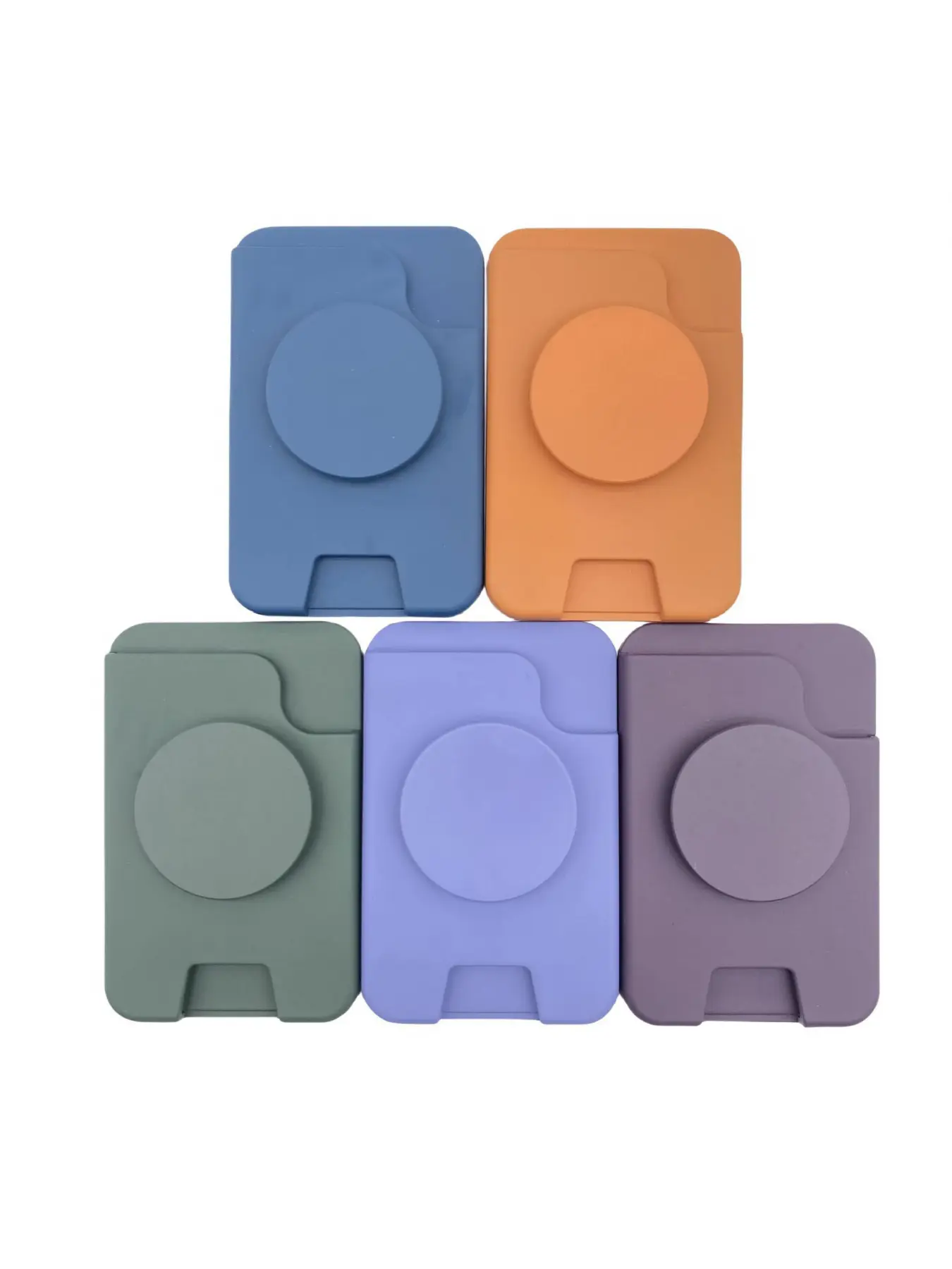 Strong Magnetic Wallet Card Holder Case For Magsafe iPhone 16 17 15 ProMax Samsung S25 S26 Ultra Macsafe Card Slots With Griptok Phone Accessories