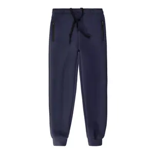 Kids’ Jogger Sweatpants with Zipper Pockets – Adjustable Waistband, Soft Athletic Pants for Boys & Girls