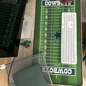 Dallas Cowboys Football Desk Mat Mouse pad Large Mousepad with stitched Edges
