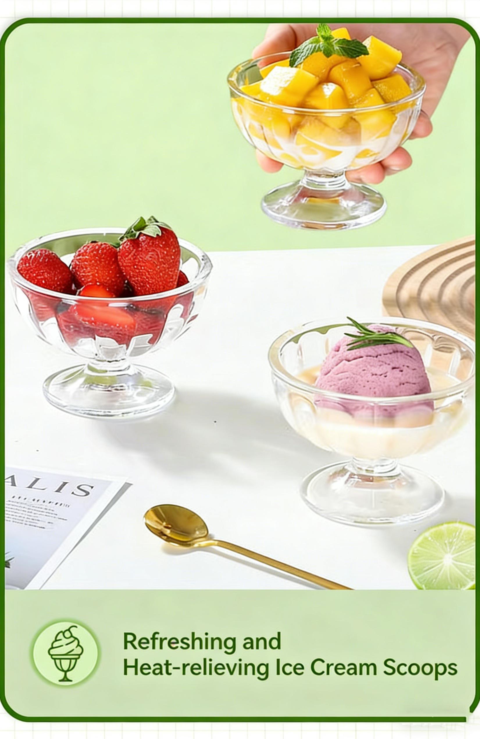 New Rolled Ice Cream Maker with 2 Scrapers , Portable Instant Ice Cream Maker , ,Stainless Steel Ice Cream Pan for Family Party, Easy Clean DIY Homemade Ice Cream Tray