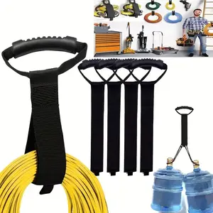 Multipurpose Extension Cord Organizer, Storage Strap with Handle, Fits Garages, Rvs & Boats, Vacuum Hose Holder