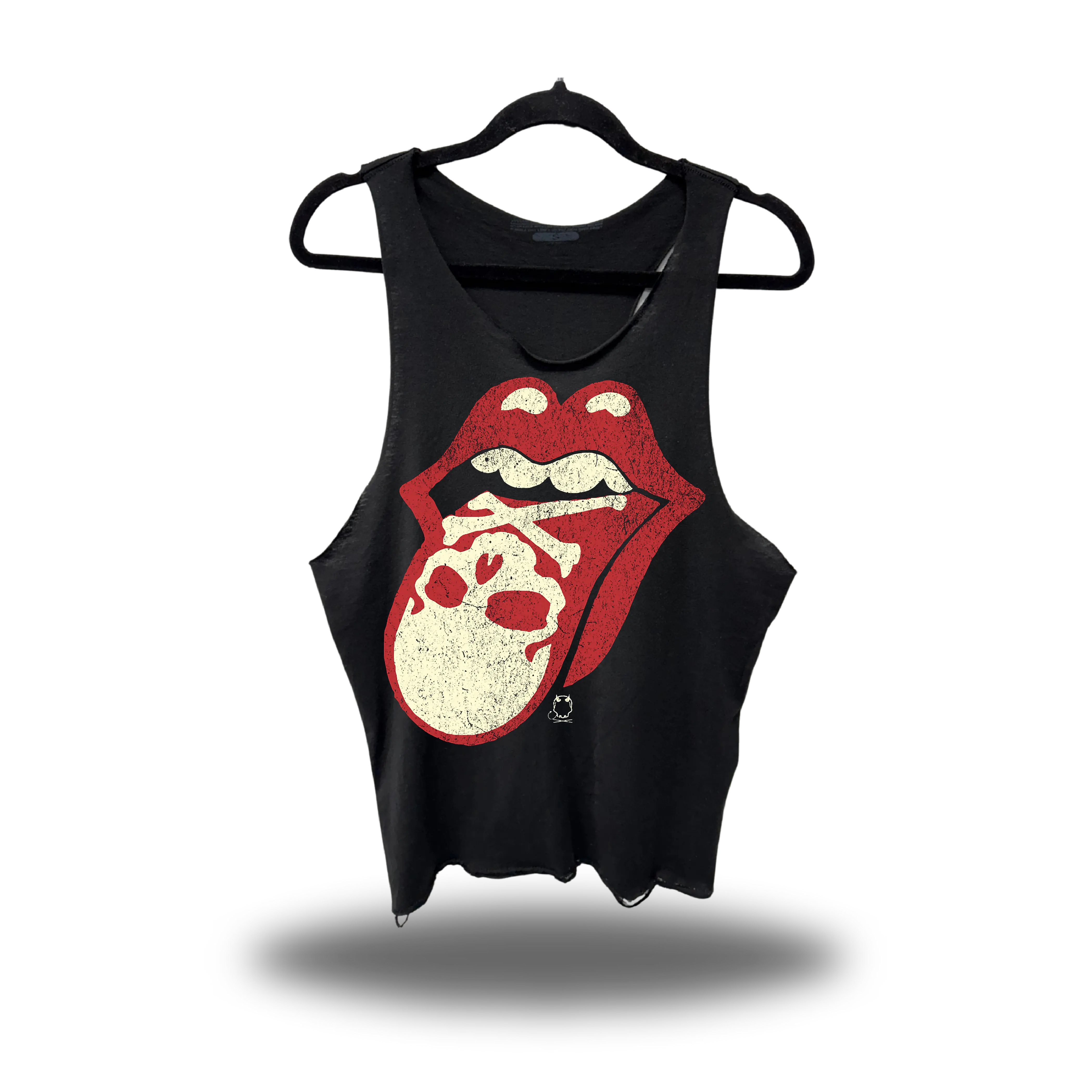 TheDriveClothing Bad Taste Road Rash Black Scoop Neck Stringer – Y2K Streetwear Gym Tank, TikTok Viral Biker Fashion, Grunge Goth Aesthetic, Alt Urban Workout Outfit Tee