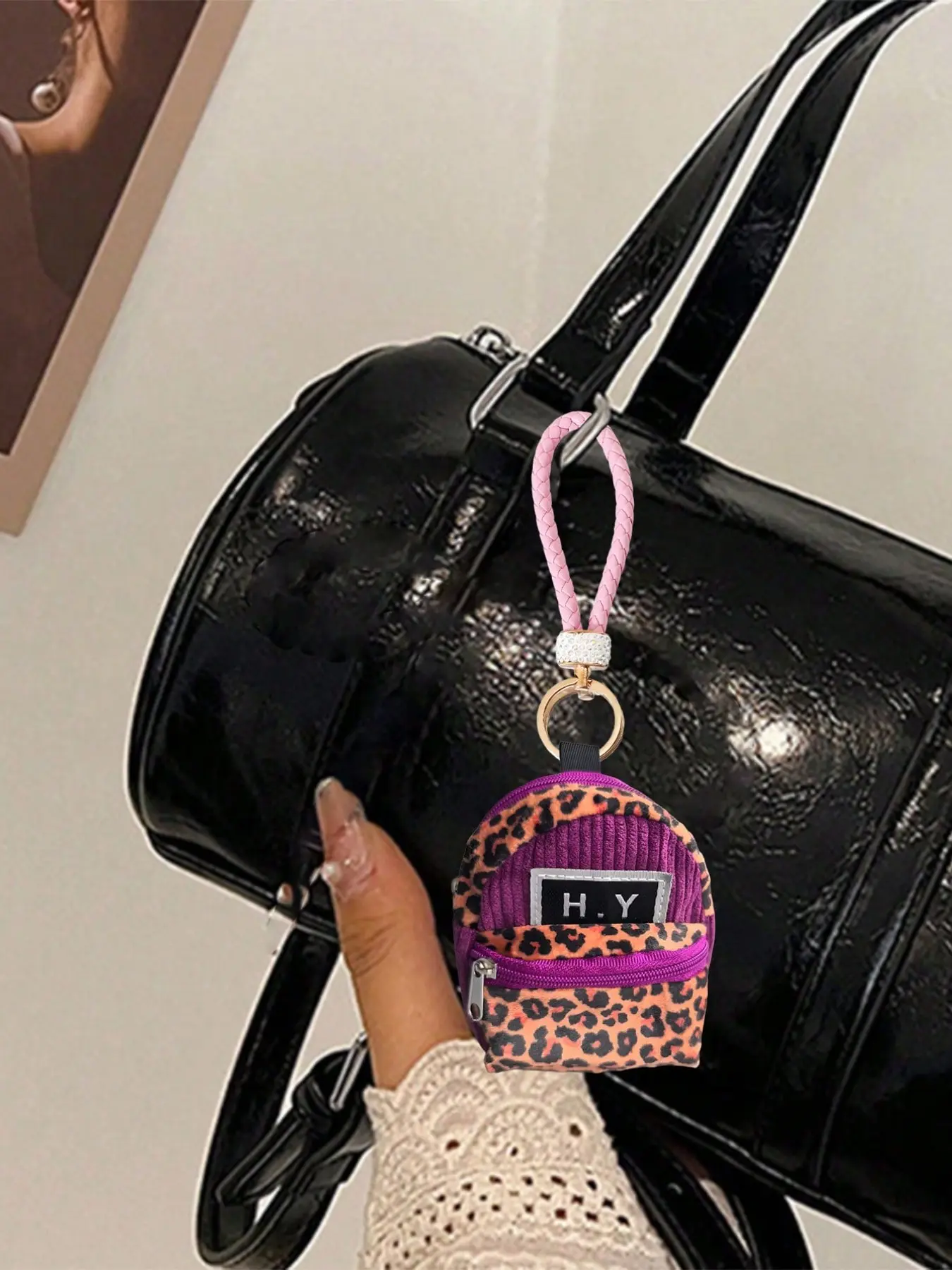 Mini Coin Purse Storage Bag with Colorful Wrist Strap, Sporty Multi-Function Key/earpod Wallet with Shoulder Strap, Outdoor Fashion Accessory, Casual Trendy Purses