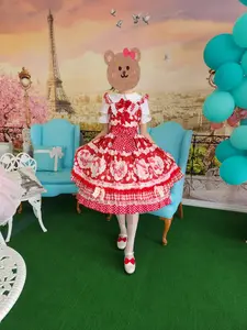 Sweet Cherry Dress - Red (with Pockets)