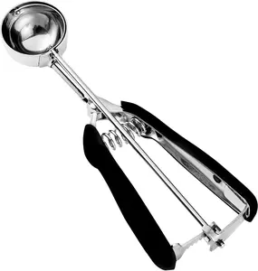 Medium Cookie Scoop, 2 Tablespoon Cookie Scoops for Baking, Cookie Dough Scoop, Spring-Loaded, Comfortable Grip, Non-Slip, For Making Cookies Muffin Cupcake Pancake Ice Cream Meatball