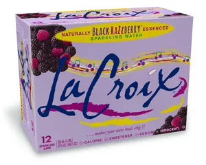 Sparkling Water, Black Razzberry, 12 Fl Oz (pack of 12)