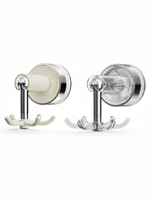 【DealsForYouDays】Free ship 2 Pack Rotating Suction Cup Hooks, 6-Arm No Drill Wall Hooks for Kitchen Organizer, Bathroom Towels, Utensils, Loofah and Small Items