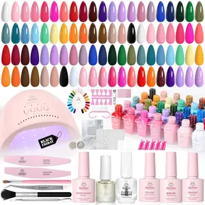 Beetles Gel Nail Polish Starter Kit-One Color One Bottle【UV Light&Top Base Gel&Decorations&Manicure Tools】DIY Nails Art Gift for girl Gift for woman gel x nails salon nails at home Cutics Fall Nail Thanksgiving Gift Black Friday Winter Nail Christmas Gift