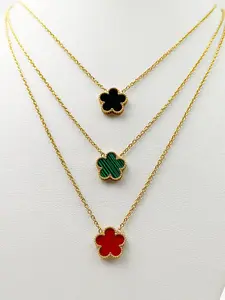 Clover Design Pendant Necklace, Fashion Jewelry for Party, Daily Clothing Decor, Trendy All-match & Exquisite Jewelry for Birthday Gift, Charms Necklace