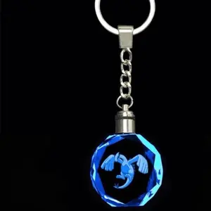 Pokémon Lugia - LED Color Changing Premium Crystal Keychain