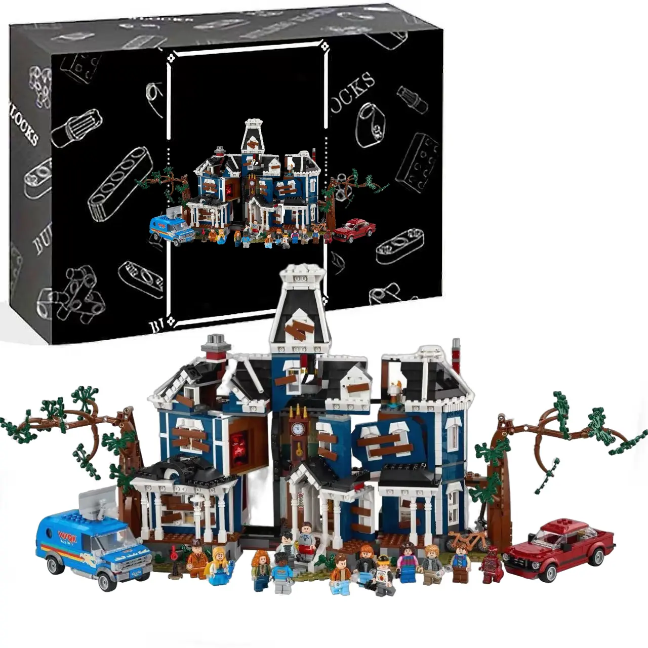2593 Pieces House Model Kits - Bedroom or Office Decor for Men & Women, Ages 18+ - Building Blocks for Adults for Display - Gift Idea