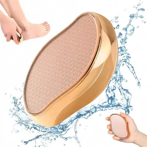 Crystal Exfoliator Tool, Unisex Pain-Free Reusable Waterproof, Blue Gold Silver Colors, Ideal for Back Arms Legs, Perfect Gift