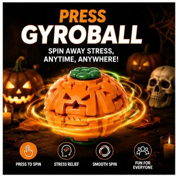 Hipookies Halloween Luminous Press Fidget Light Ball | Halloween Fidget Light Ball