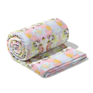 Laura Park: Brooks Ave Pink Fleece Blanket
