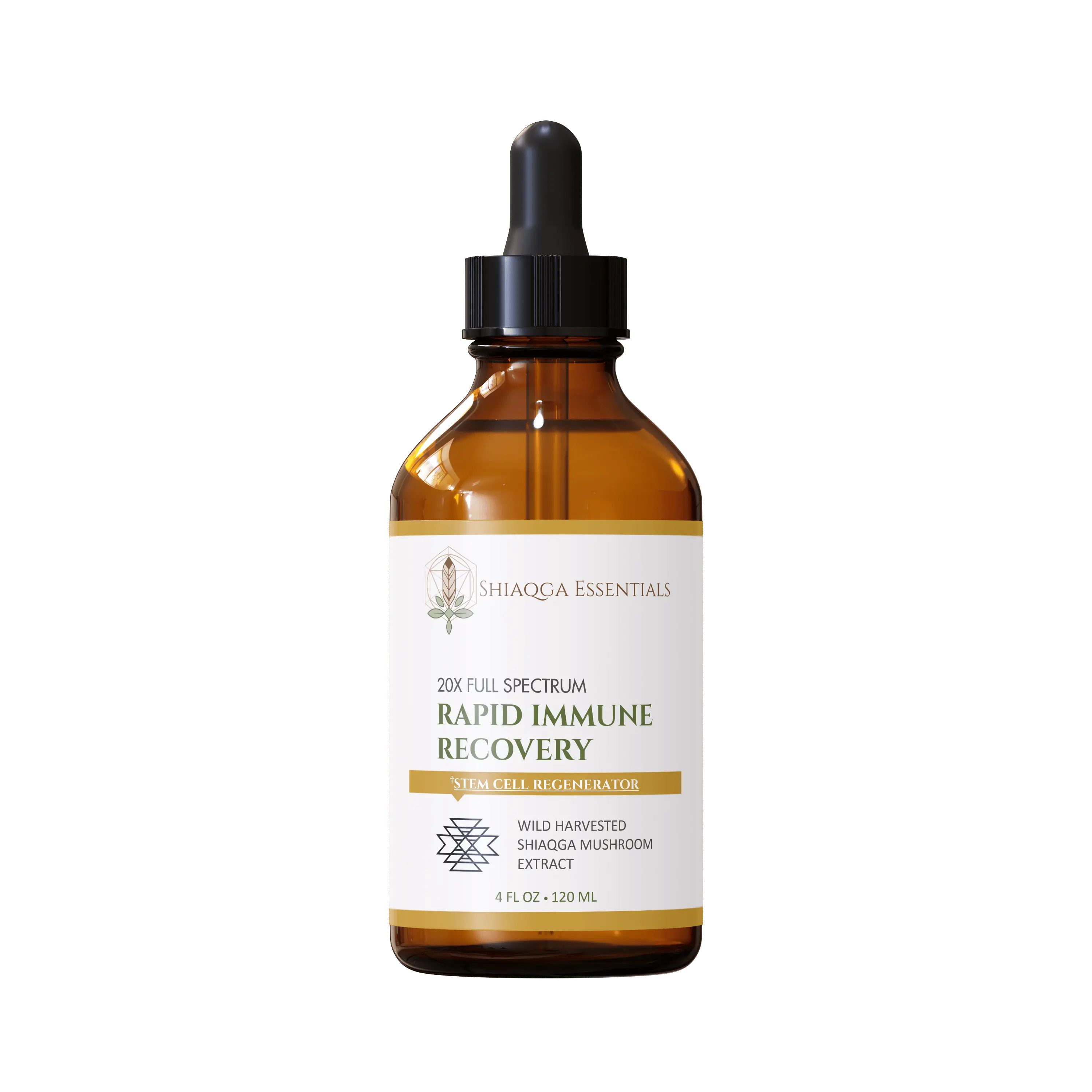 Rapid Immune Recovery Shiaqga Mushroom Natural Health Supplement