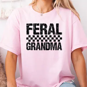 Feral Grandma Graphic Tshirt, Funny Graphic Tee, Unisex Apparel, Relaxed Fit, Soft Print