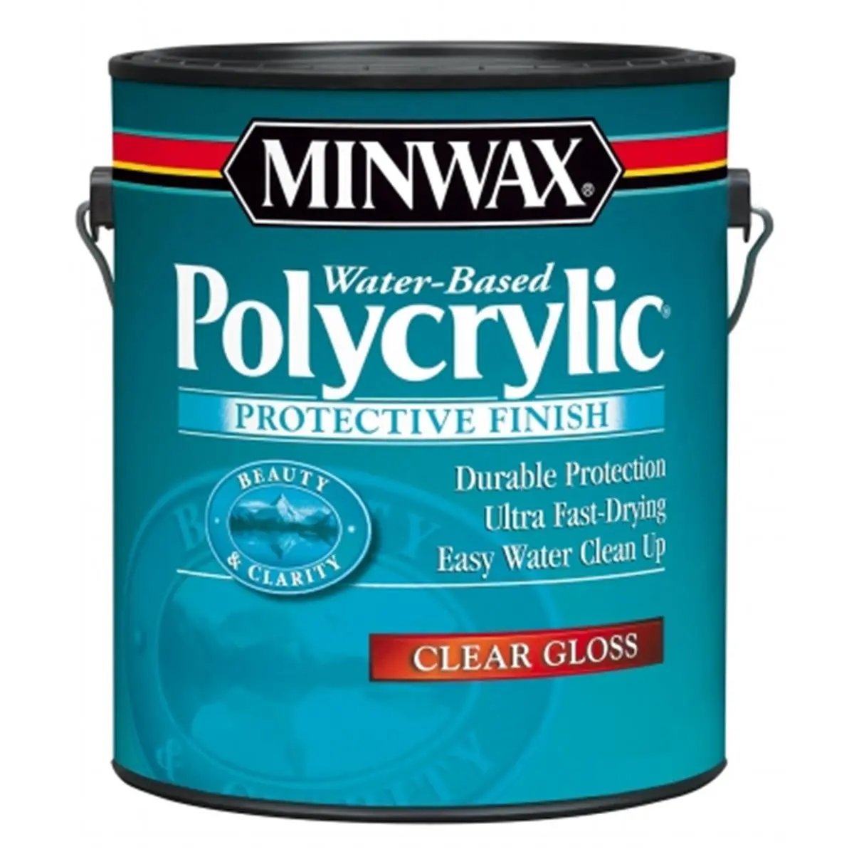 212 MAIN Minwax 1-Gal Polycrylic Protective Finish (15555) - Pack of 2, Easy-Clean-Up Solution for Tools & Hardware Polishing Needs, Protector