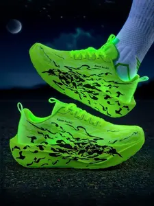 Unisex Breathable Cushion Luminous Shoes: Breathable Mesh, High-Elastic Cushion, Luminous Design. For Fitness Training/Daily Sports