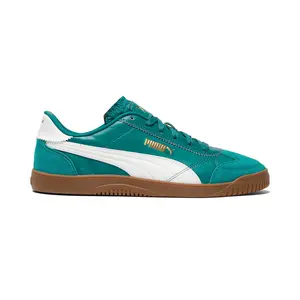 PUMA Mens Club 5V5 Lux Lace Up Sneakers Shoes Casual - Green
