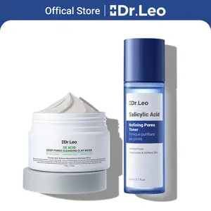 【On Sale】Dr.Leo Clear Pores & Smooth Skin Set: Deep Pore Clay Mask + Refining Toner for Acne-Free, Radiant Skin