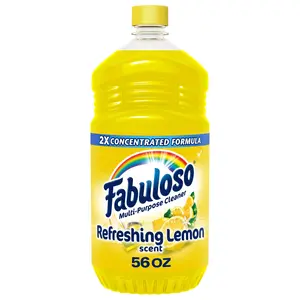 Fabuloso Multi-Purpose Cleaner 2X Concentrated Formula Refreshing Lemon Scent 56 oz