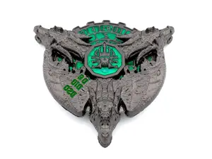 Dragon Medallion Spinning Metal DnD Dice - Spins Easily, Fidget Dice for Dungeons and Dragons RPG Games