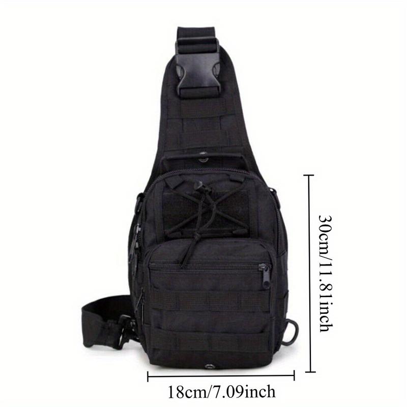 Sling Crossbody Bag for Men Women, Crossbody Hiking Backpack Chest Shoulder Tactical Bag, Small One Strap Backpack for Casual Travel Hiking Outdoor Sports