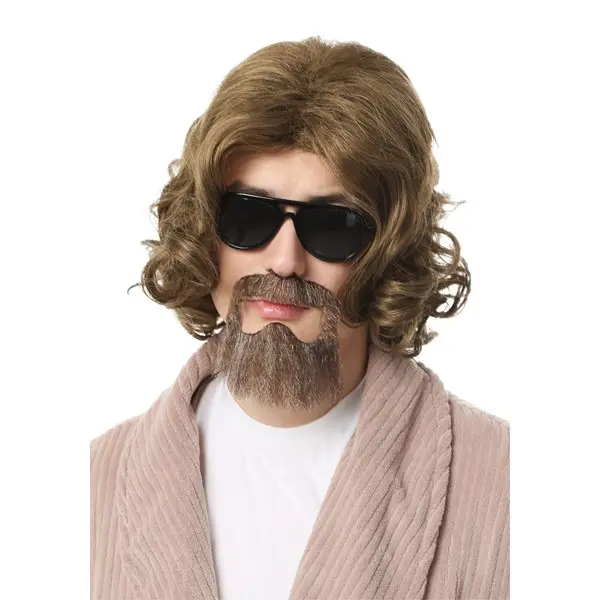 Big Lebowski Adult The Dude Wig and Beard Kit