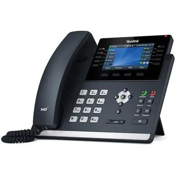 Yealink SIP-T46U Gigabit IP Phone with Color Display, Dual USB Ports and 16 SIP Accounts