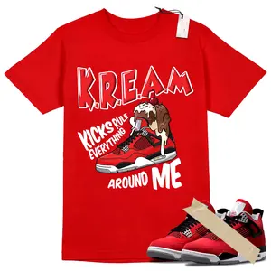 Kicks Rule Everything Shirt to Match 4s Toro Bravo 2026, shirt to match Sneaker