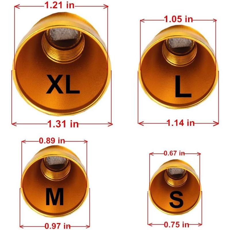 Dewhel Universal Aluminum Turbo Sound Exhaust Muffler Pipe Whistle Car Blow off valve BOV Tip Simulator Whistler (L-Black)