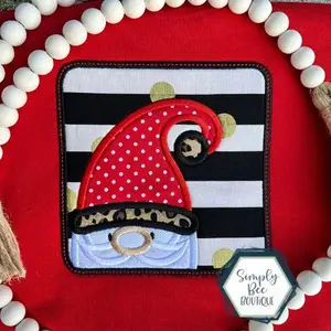 Santa Framed Applique' Sweatshirt