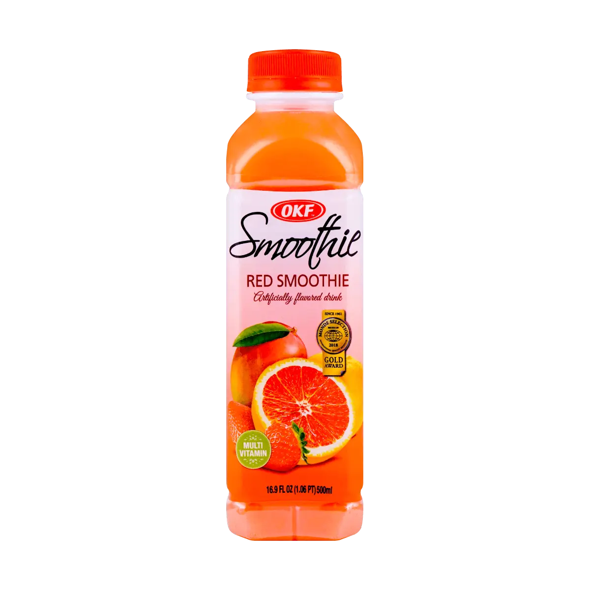 OKF Korean Strawberry Juice Drink, 500ml - Refreshing Fruit Beverage OKF Korean Strawberry Juice Drink, 500ml - Refreshing Fruit Beverage