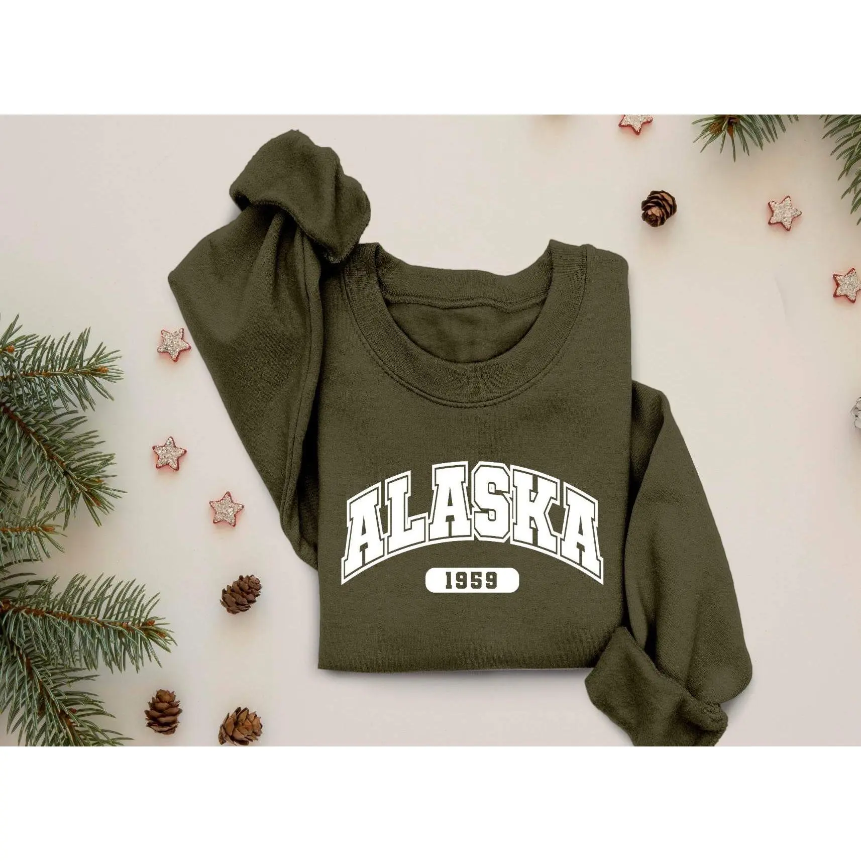Alaska Sweatshirt, Alaska Hoodie, Alaska Tee, Alaska Sweater, State Hoodie, State Sweater, State Sweatshirt, State T-shirt, State Merch, State Souvenir