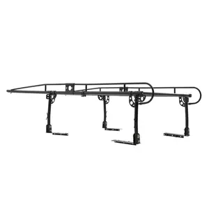 VEVOR Truck Ladder Rack, 1000 LBS / 454 KG Strong Capacity Truck Racks, Non-Drilling / Drilling Installation for Long or Heavy Cargo, 43.3-63 inch Adjustable Width for Kayak, Ladder, Surfboard, LumberSummervibes