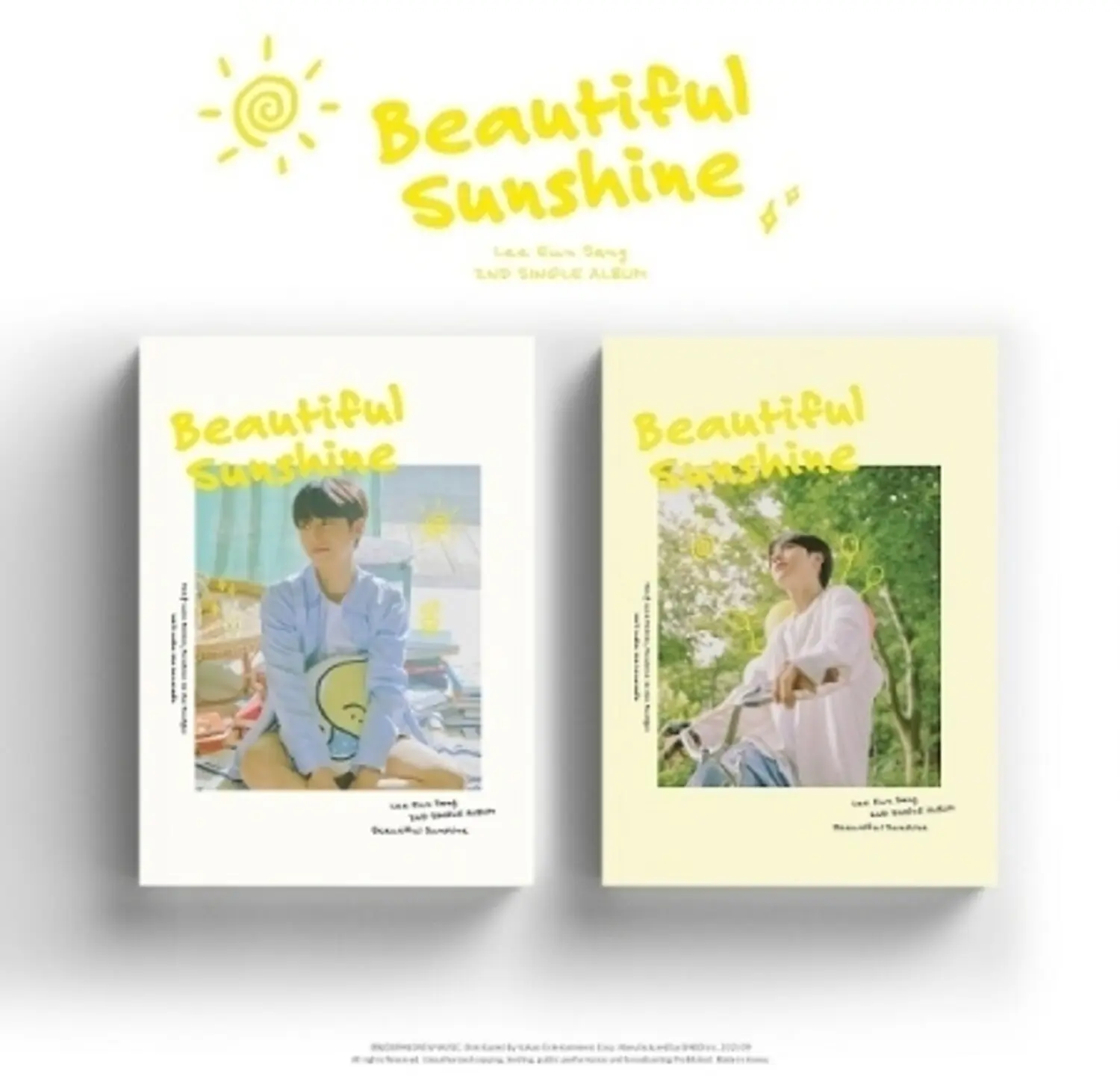 Lee Eun Sang - Beautiful Sunshine Brand New Music CD, Includes Random Cover, 80pg Photobook, Photocard, Polaroid Photocard, Scene Postcard, Bookmark, Recipe Paper