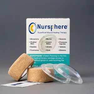 Nursphere Original Clear Dome Bandages with Wound Tracker App