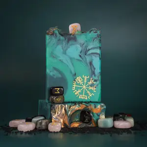 Birds of Valhalla Black Sea Runestone Soap