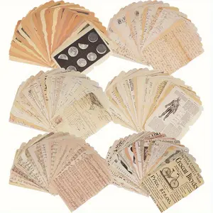 150 Sheets Vintage Decorative Paper Pack, Craft Paper for DIY Art, Journaling, Wall Collage & Photo Decoration
