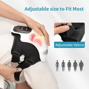 Electric Knee Massager with LCD Display Portable and Comfortable Electric Knee Massager Rechargeable Knee Massager Personal Care Appliance Gift for Parents and Valentine's Day Gift Stylish Design