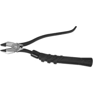 M2017CSTA Slim Head Ironworker Pliers, Made in USA, Milkers Cushion Grip, Side Cutters with Aggressive Knurl, 9-Inch