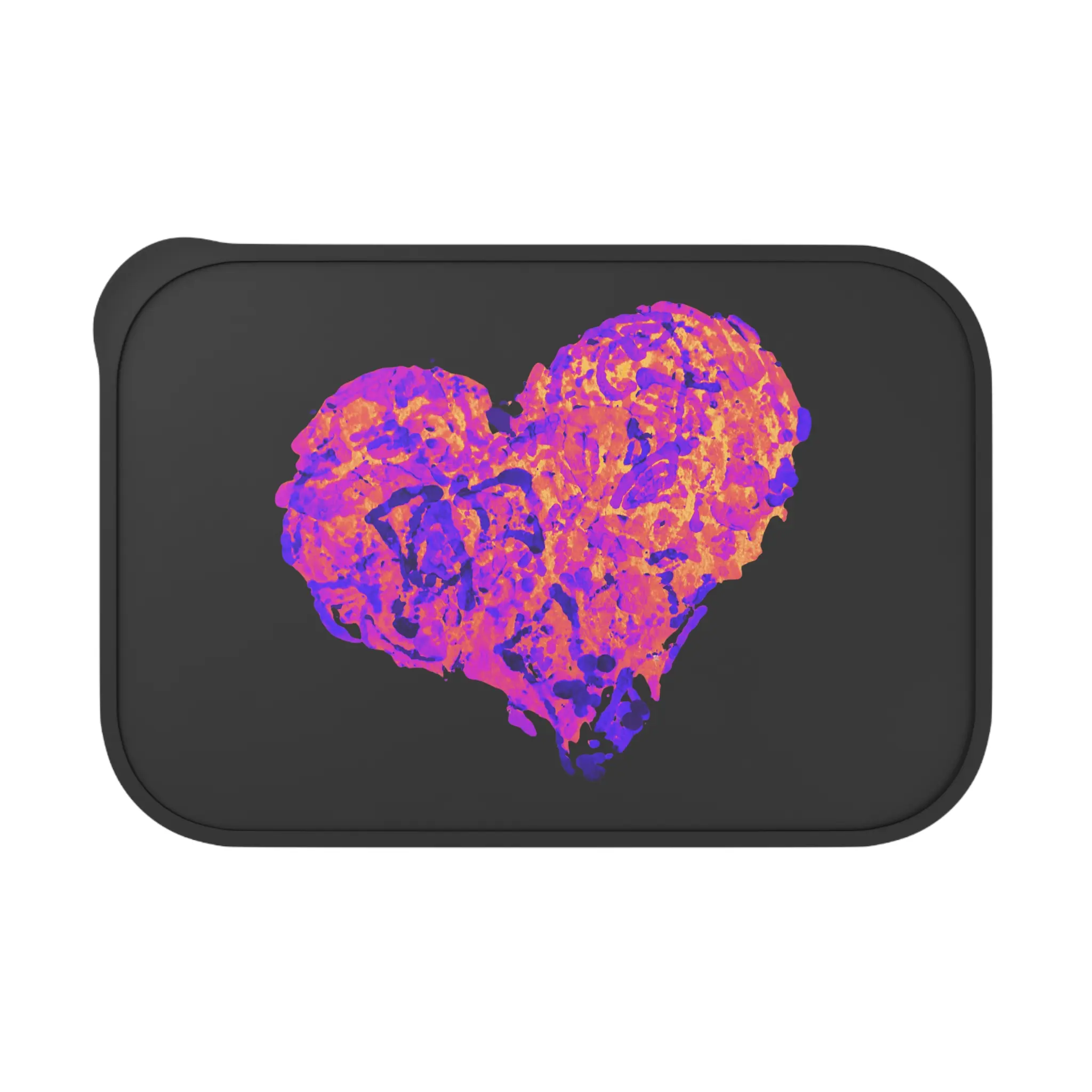Neon Heart Art PLA Bento Box | Made with Love!